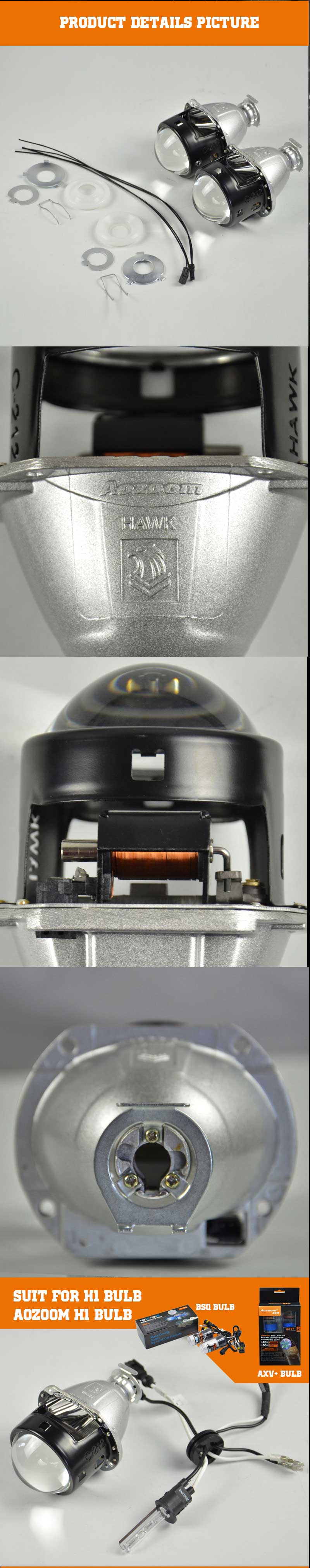 2.5-Inch Bi Xenon HID Projector